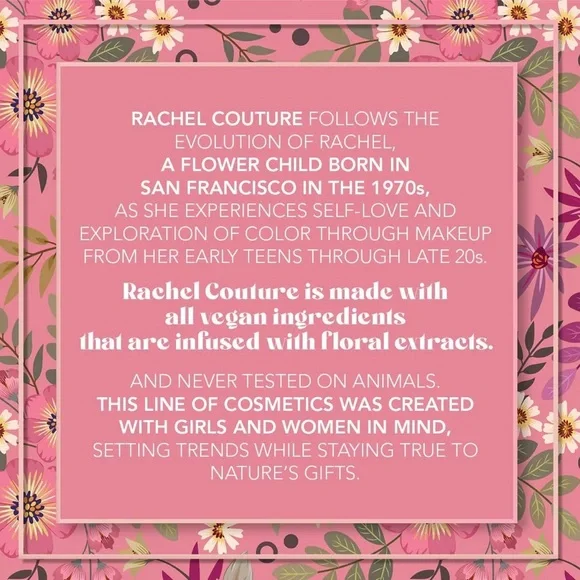 NEW RACHEL COUTURE VEGAN Eyeshadow Palette - Picture 4 of 5